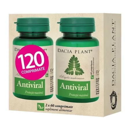 Antiviral, Dacia Plant, 60 comprimate, Pachet 1+1