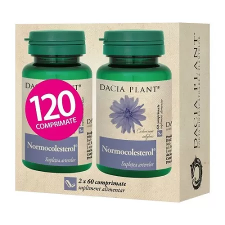 Normocolesterol, Pachet 1+1, Dacia Plant, 60+60 capsule