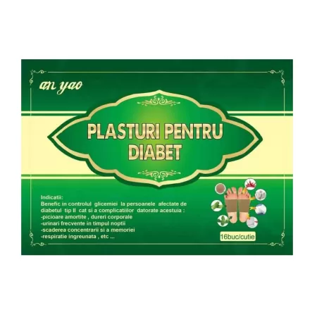 Plasturi pentru diabet, 16 buc, Naturalia Diet
