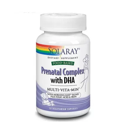 Prenatal Complex with DHA Multi-Vita-Min Secom, 30 capsule, Solaray