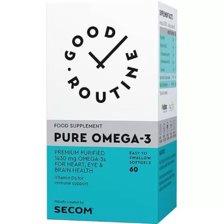 Pure Omega-3 Secom, 60 cps, Good Routine
