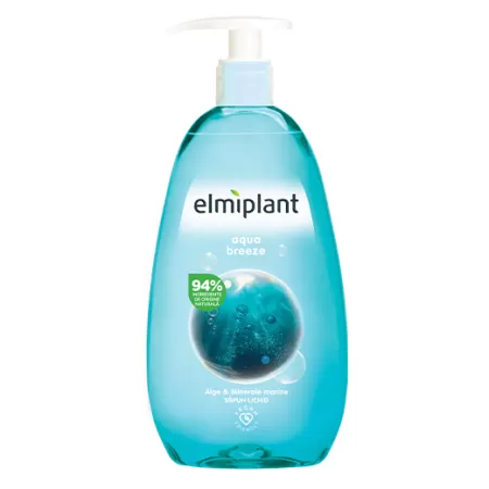 Sapun lichid Elmiplant Aqua Breeze cu alge si minerale marine, 500 ml