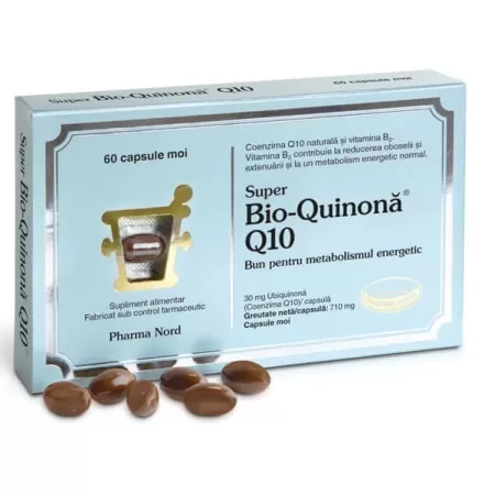 Super Bio-Quinona Q10, 30 mg, Pharma Nord, 60 capsule
