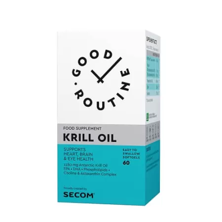 Supliment Krill Oil Secom, 60 cps, Good Routine