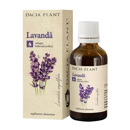 Tinctura de lavanda, 50 ml, Dacia Plant