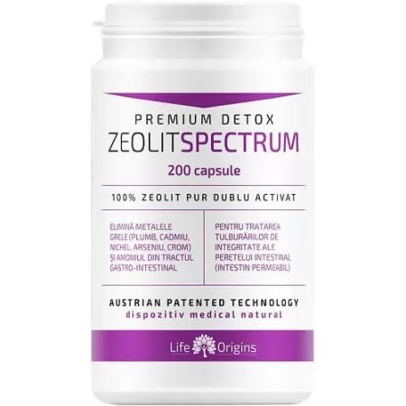 Zeolit Spectrum, 200 capsule, Novo Biomedics