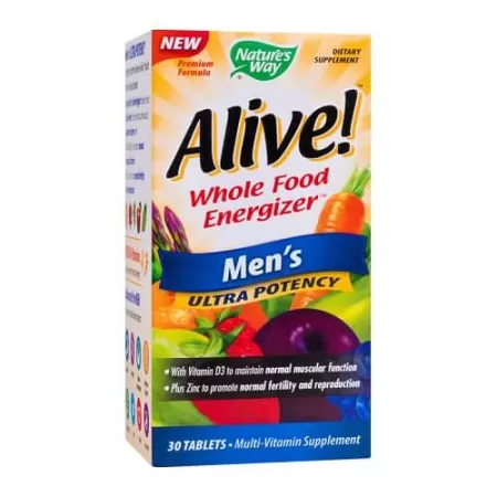 Alive Once Daily Mens Ultra Potency, Secom, 30 tb