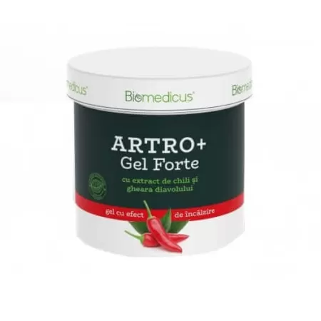Gel cu efect de incalzire, Artro Gel Forte, 250 ml, Biomedicus