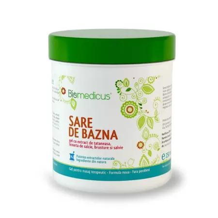 Gel cu sare de bazna, 250 ml, Biomedicus