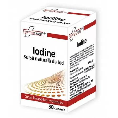 Iodine, 30 capsule, FarmaClass