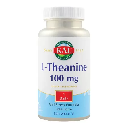 L-Theanine 100mg, 30 tablete, Secom