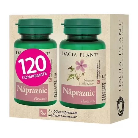 Napraznic, 60 comprimate (2 la pret de 1), Dacia Plant