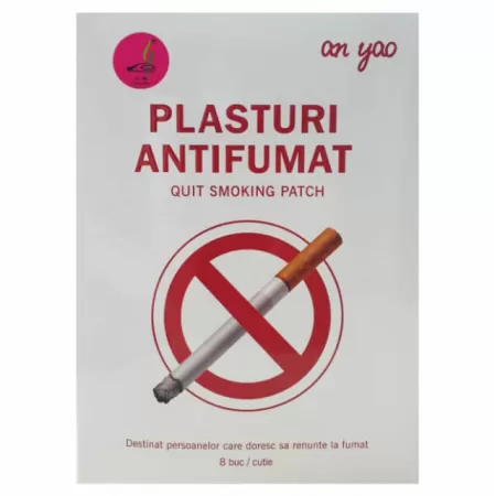 Plasturi antifumat, 8 buc, Naturalia Diet