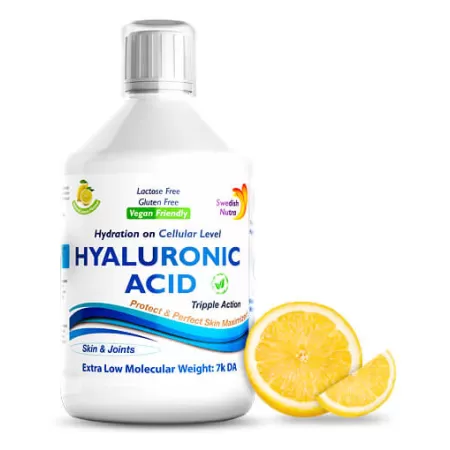 Acid Hialuronic Lichid (100Mg) Super Concentrat, Swedish Nutra, 500ml