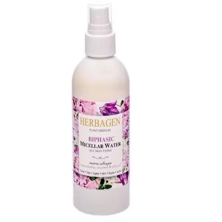 Apa micelara bifazica colagen marin, 150 ml, Herbagen
