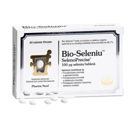Bio-Seleniu + Zinc, 60 tablete, Pharma Nord