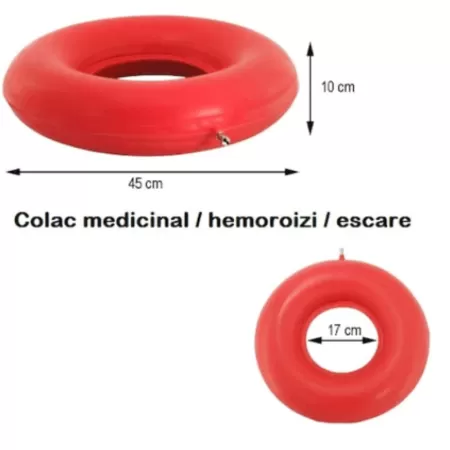 Colac medicinal pentru sezut, antiescare, antihemoroizi, 45 cm