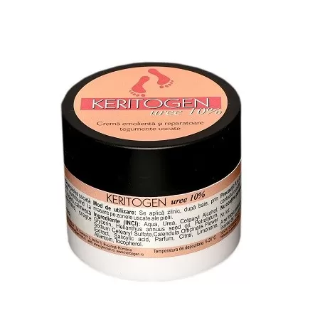 Crema cu uree Keritogen 10%, Herbagen, 50 ml