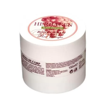 Crema de Corp micronizat de struguri, 150 ml, Herbagen