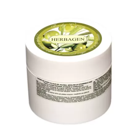 Crema de corp cu ulei de jojoba si vit. A si E, Herbagen