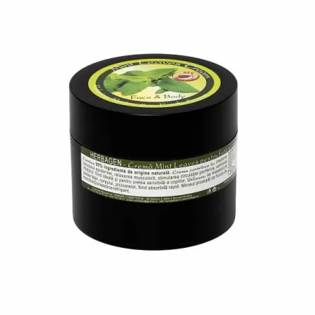 Crema de fata si corp Mint Leaves, Herbagen, 150 ml