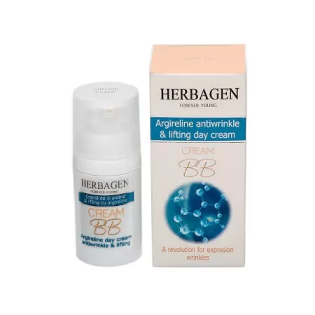 Crema BB de zi antirid si lifting cu argireline Herbagen, 30 g