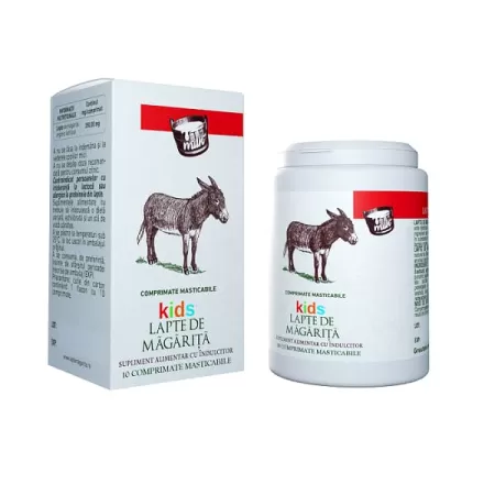 Lapte de magarita pentru copii, 10 capsule, Eurobrands