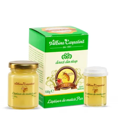 Laptisor de matca, 100g + 25g Gratis, Albina Carpatina