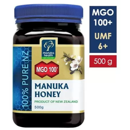 Miere de Manuka MGO 100+, Manuka Health, 500g