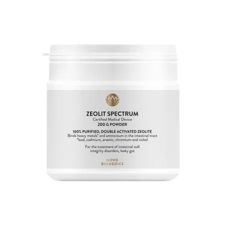 Zeolit Spectrum pulbere, 200 g, Novo Biomedics