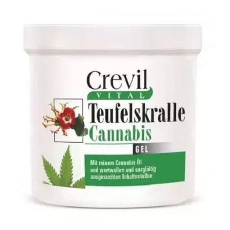 Gel Gheara Diavolului cu Canabis, Crevil, 250 ml