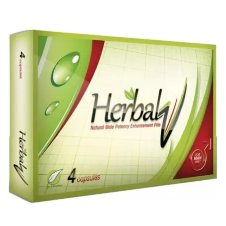 Herbal V 550mg, 4 capsule pentru potenta