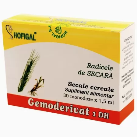 Radicele de Secara Gemoderivat, 30 monodoze, Hofigal