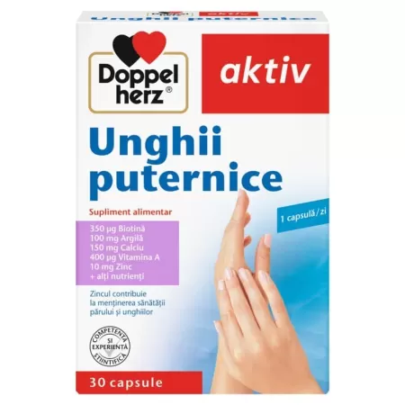 Unghii Puternice Supliment alimentar, Doppelherz, 30 comprimate